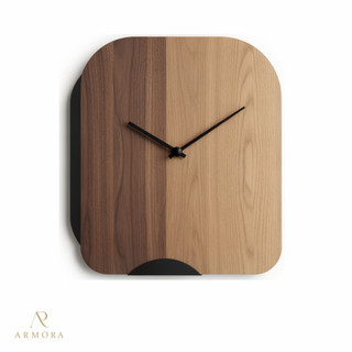ساعت دیواری مدرن چوبی مدل Armora-020